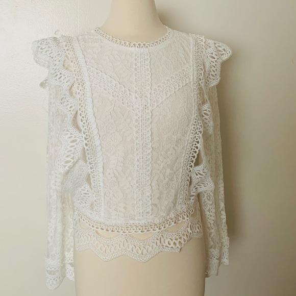 Last 1 L Restocked 5 Star Rated New Bohemian Crochet Top w Back Zipper - Picture 14 of 17